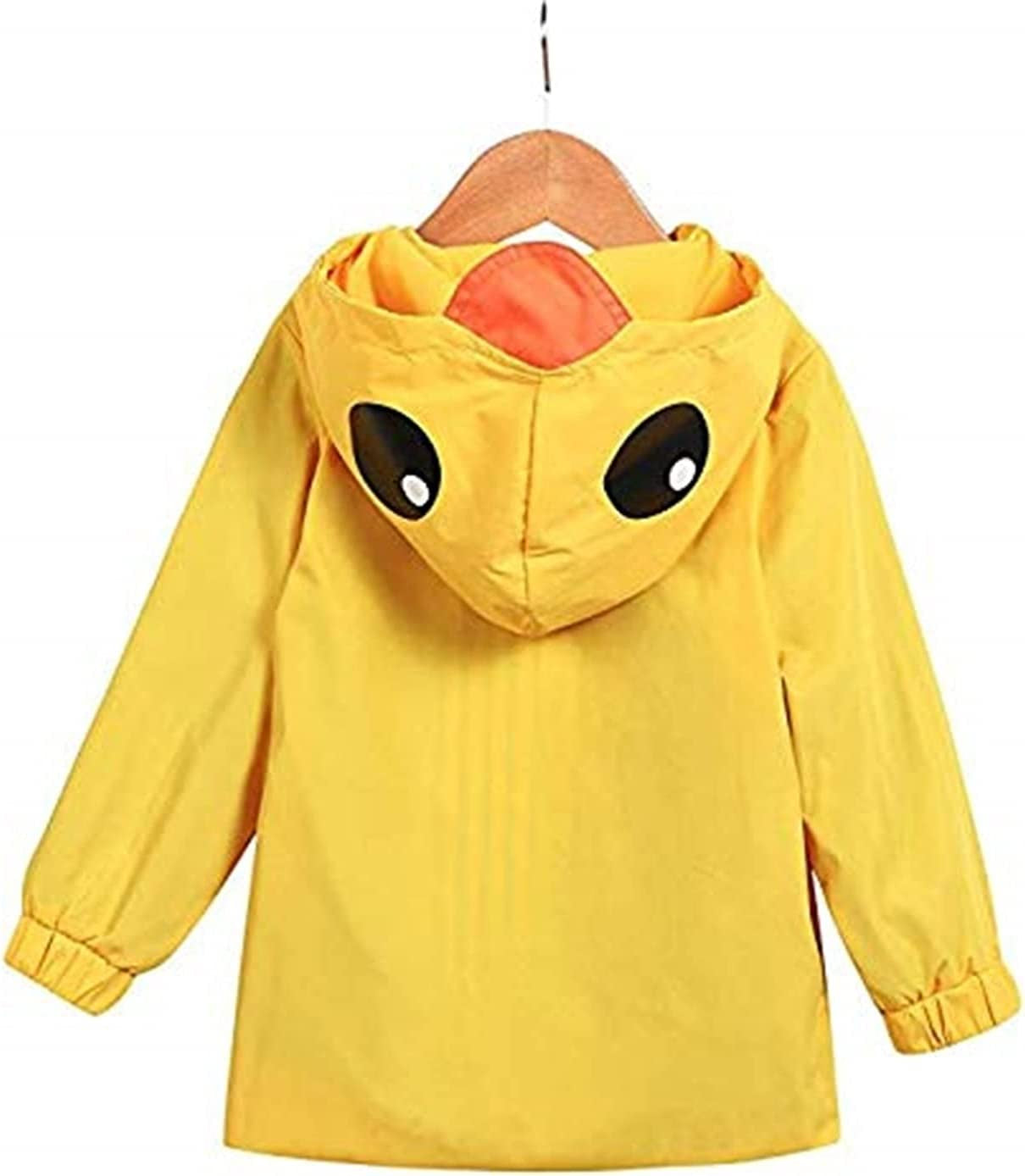 Toddler Baby Boy Girl Duck Rain Jacket Cute Cartoon Animal Raincoat Hoodie Kids Coat Fall Winter School Outfit