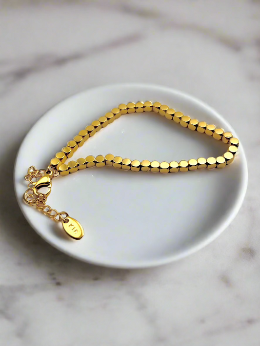 18K Gold Plated Eva Bracelet